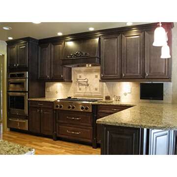 Castlewood Shaker Style Range Hood Front (H 24" | W 30" | D 7-1/4") with Ventilator/Liner - Maple (No Ventilator/Liner)