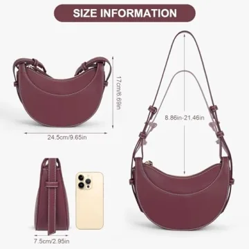 Chic Saddle Bag for Women - Trendy Crossbody Hobo Handbag
