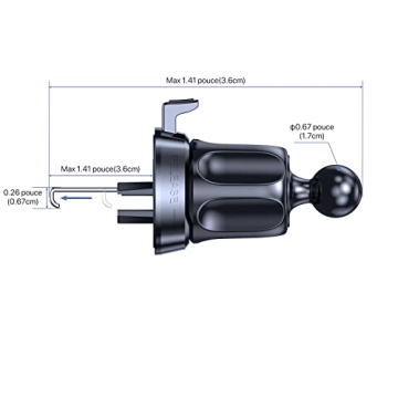 Universal Car Phone Holder Mount for iPhone Samsung Secure Adjustable