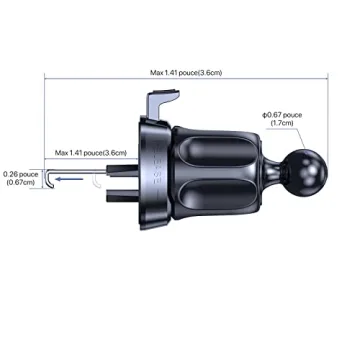 Universal Car Phone Holder Mount for iPhone Samsung Secure Adjustable