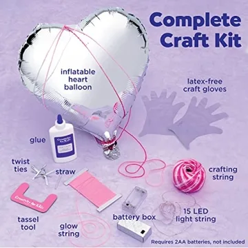 Creativity for Kids String Art Heart Light Craft Kit