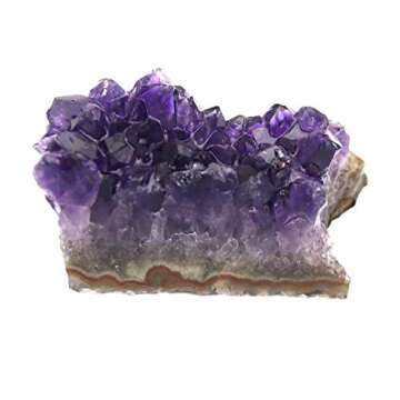 Namzi Raw Amethyst Stones and Crystals Rock, Natural Amathesis Crystal Clusters, Geodes with Crystal...