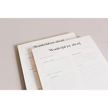 Sapphire Design Co. Daily Desk Planner for Daily Planning