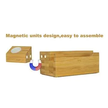 BoxThink Charging Station Apple Watch Airpods Charger Stand iphone Charging Dock Cable Management Wood Charging Station with 3 USB Ports Compatible with AirPods/Apple Watch Series3/2/1/iPhone