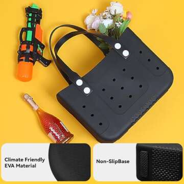 Extra Large Waterproof Beach Tote Bag for All Occasions