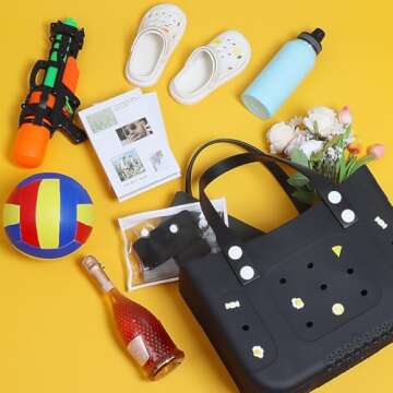 Extra Large Waterproof Beach Tote Bag for All Occasions