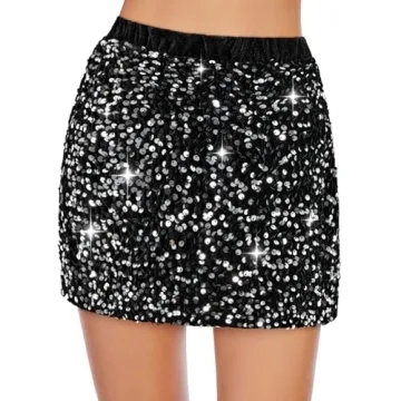 Century Star Sequin Skirt - Sparkly Glitter Kids Metallic Skirt for Girls