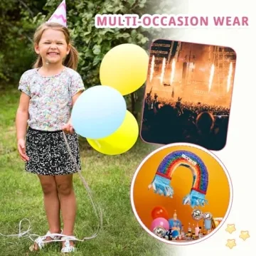 Dazzling Century Star Sequin Skirt for Girls 8-9 Years