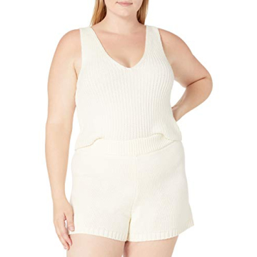 The Drop Sylvie Cropped Sweater Tank for Chic Look