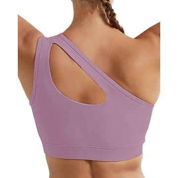 RUNNING GIRL One Shoulder Sports Bra for Women Stylish Support