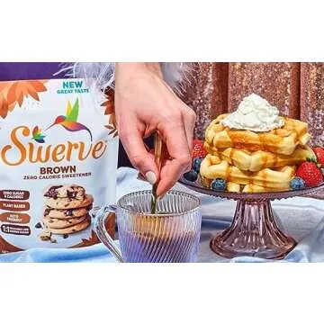 Swerve Sweetener Granular, Brown and Confectioners Baker's Trio - Sugar Substitute, Zero Calorie, Keto Friendly, Zero Sugar, Non-Glycemic, 12oz, 3 Pack