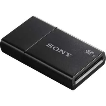 Sony 64GB SF-M Series High Speed Tough SD Card (2 Pack) with MRW-S1 UHS-II USB 3.1 Reader Bundle (3 Items)
