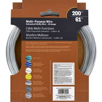 Durable Hillman 200' 16G GALV Wire for All Needs
