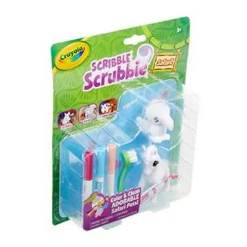 Crayola Scribble Scrubbie Safari 2 Pack Animal Toy Set Age 3+