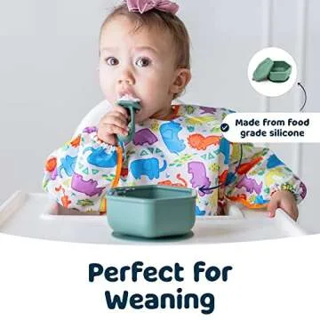 Tiny Twinkle Suction Bowl for Toddlers - BPA Free, Safe & Durable
