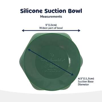 Tiny Twinkle Suction Bowl for Toddlers - BPA Free, Safe & Durable