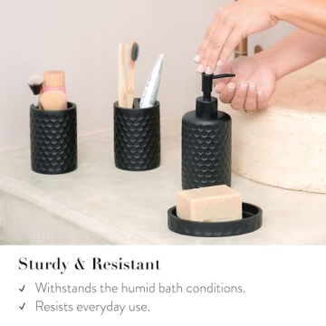 zccz 5-Piece Bathroom Accessories Set - Stylish & Durable
