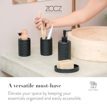 zccz 5-Piece Bathroom Accessories Set - Stylish & Durable