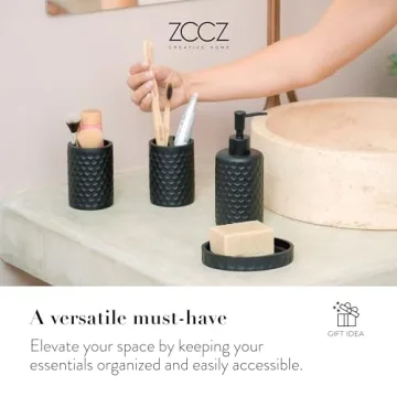 zccz 5-Piece Bathroom Accessories Set - Stylish & Durable