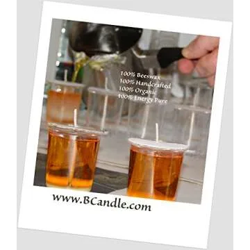 Pure Beeswax 15-Hour Votive Candles - Organic & Handmade