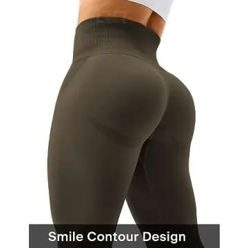 QOQ Women's High Waist Seamless Leggings for All Activities