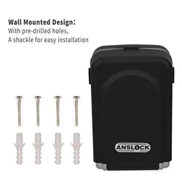 Safe and Convenient ANSLOCK Key Lock Box for Home and Office