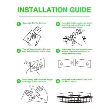 SMARTAKE Corner Shower Caddy 2-Pack for Bathroom Organization