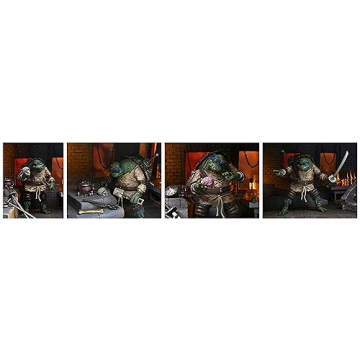 NECA Universal Monsters TMNT Ultimate Leonardo Hunchback Figure