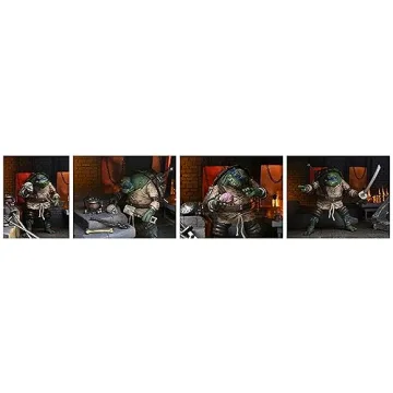 NECA Universal Monsters TMNT Ultimate Leonardo Hunchback Figure
