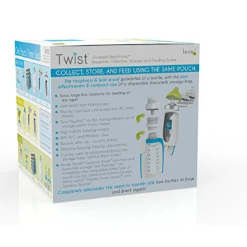 Kiinde Twist Pouch 8oz Direct Pump Milk Storage Bags (40 Pack)