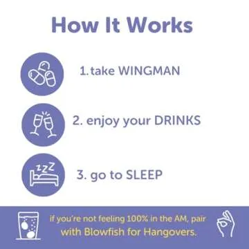 Blowfish Hangover System: Pre-Drinking Support + Morning Relief for Enhanced Recovery – 12 Effervescent Tablets & 30 Pills Included