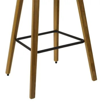 Bekrvio Mid-Century Modern Counter Stools Set of 4