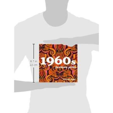 Stunning 1960s Fashion Print Book with Over 200 Iconic Designs