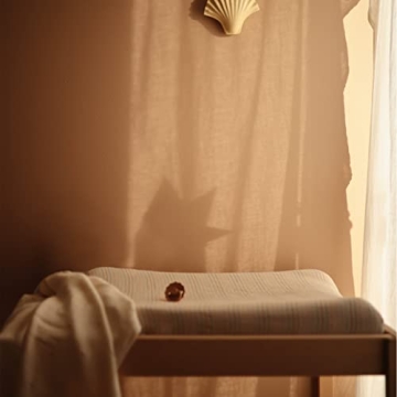 Mushie Extra Soft Cotton Changing Pad Cover in Bloom