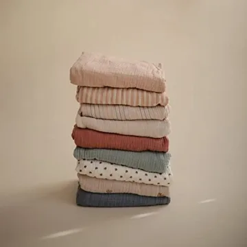 Mushie Extra Soft Cotton Changing Pad Cover in Bloom