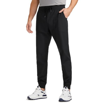 Comfy Lightweight Golf Joggers for Men by CRZ YOGA