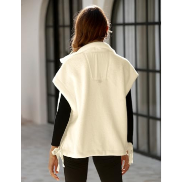 Cozy VAOYIU Women's Fleece Vest for Stylish Comfort
