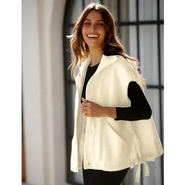 Cozy VAOYIU Women's Fleece Vest for Stylish Comfort