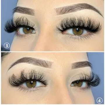 Fluffy Mink Lashes - 20 Pairs for Natural Volume