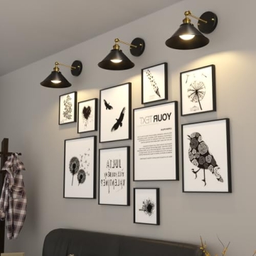 Licperron Vintage Wall Sconces - Adjustable Industrial Lighting