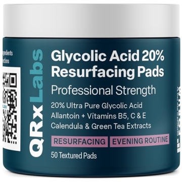 QRxLabs 20% Glycolic Acid Resurfacing Skin Pads