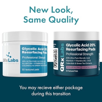 QRxLabs 20% Glycolic Acid Resurfacing Skin Pads