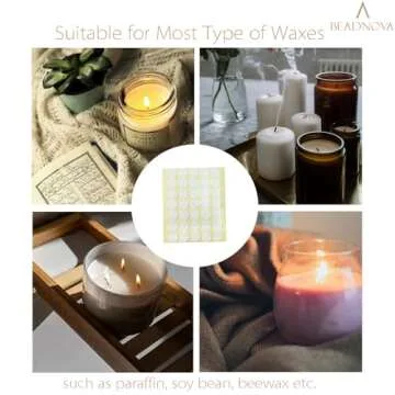 Buy BEADNOVA Candle Wick Stickers for DIY Candle Making