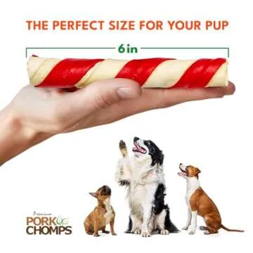 Pork Chomps Dog Chews - Healthy, Delicious, Assorted Flavors