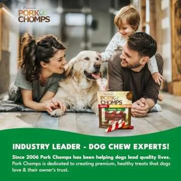 Pork Chomps Dog Chews - Healthy, Delicious, Assorted Flavors
