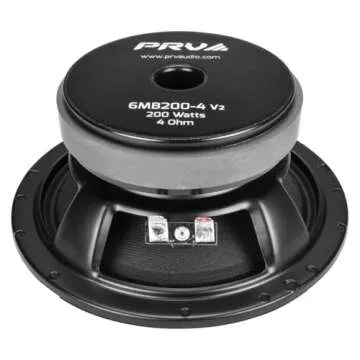 PRV AUDIO 6.5 Midbass Speaker for Car Audio Upgrade