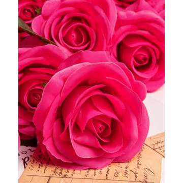 DuHouse Silk Roses for Wedding and Home Decoration