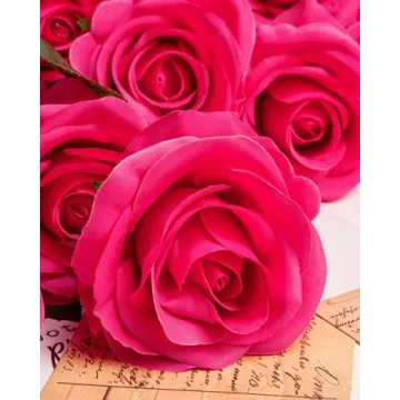DuHouse Silk Roses for Wedding and Home Decoration