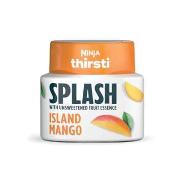 Ninja Thirsti Flavored Water Drops, SELTZER Mango, Crisp and Refreshing Sparkling Water, Zero Calories ,Zero Sugar, Zero Sweeteners, Makes 20, 12oz drinks, 3 Pack, WCFMANGAM