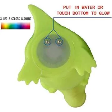 JOYIN 6 Pcs Prefilled Easter Eggs with Floating Dinosaur Light-up Bath Toys, Luminous Bathtub Toys for Kids Easter Eggs Hunt, Toddler Party Favor, Basket Stuffers Filler, Classroom Prize Supplies